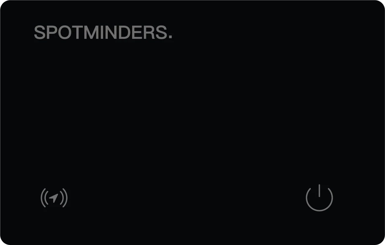 SPOTMINDERS. Tracking Card