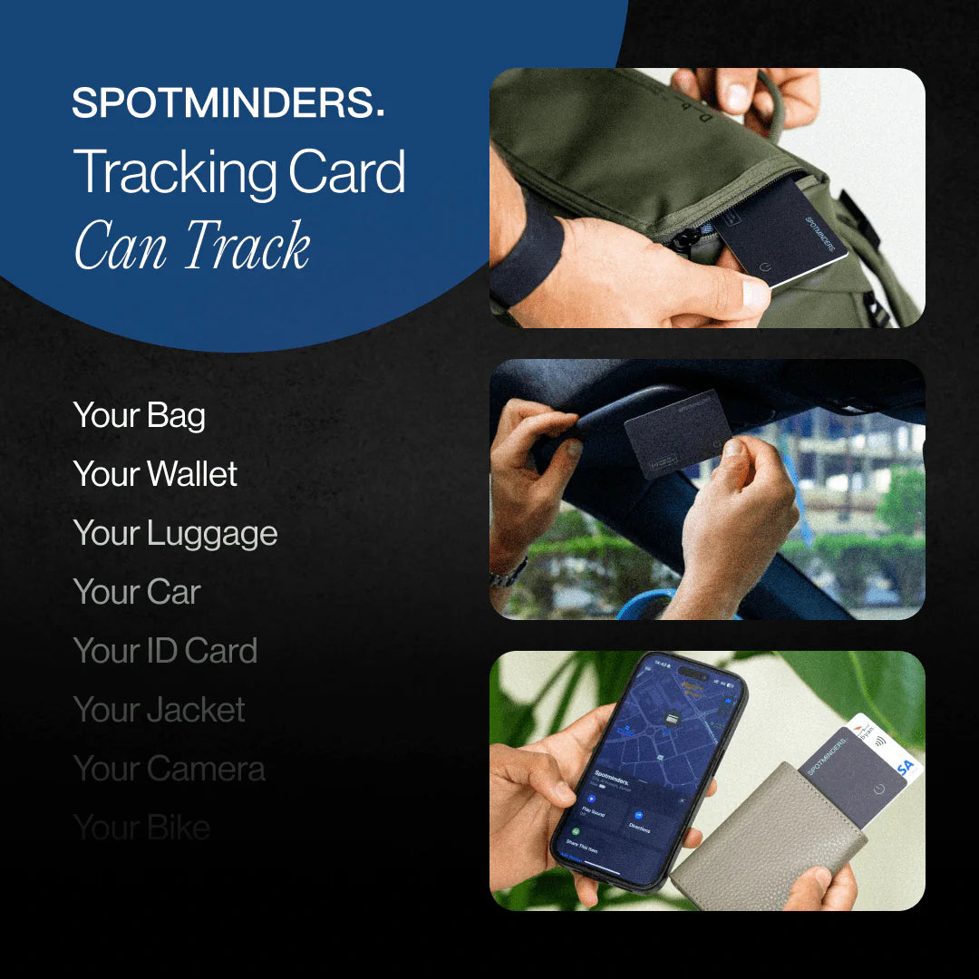 SPOTMINDERS. Tracking Card